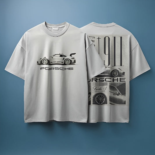 Porsche 911 Drop Shoulder T-shirt