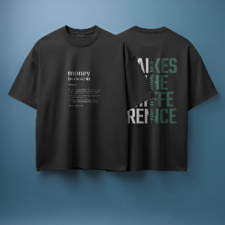 Money Drop Shoulder T-Shirt