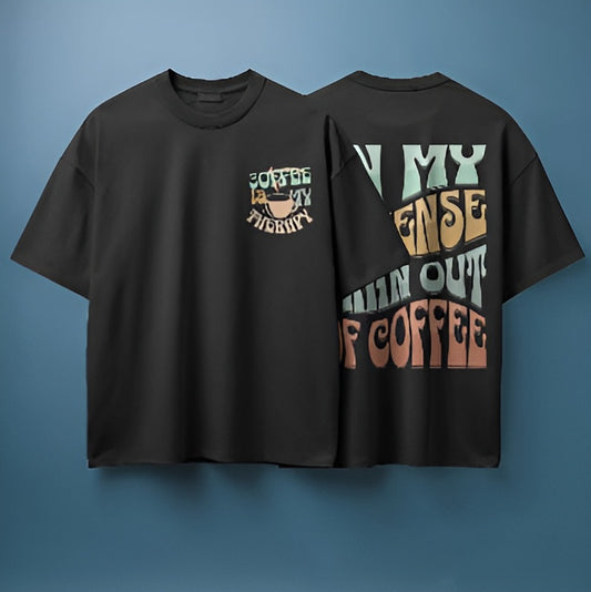 Coffee Drop Shoulder t-Shirt
