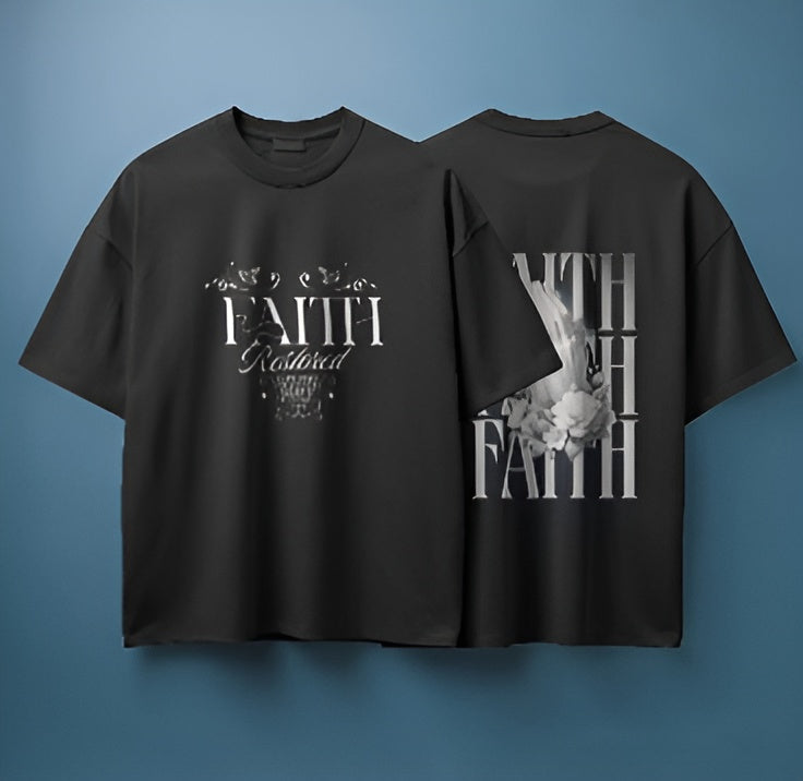 Faith Drop Shoulder T-Shirt