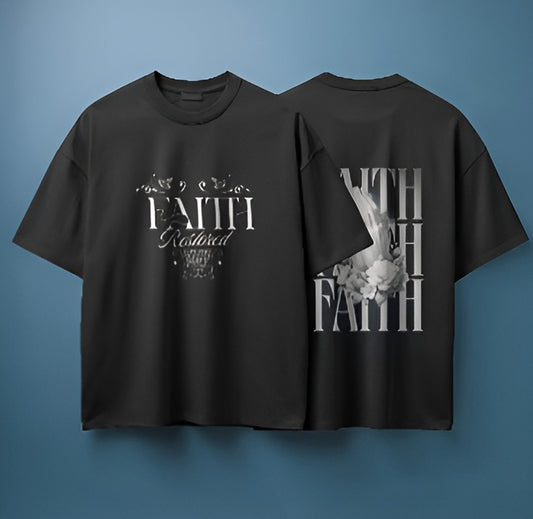 Faith Drop Shoulder T-Shirt