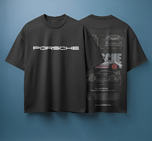 Porsche Drop Shoulder T-Shirt