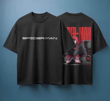 Spiderman Drop Shoulder T-Shirt