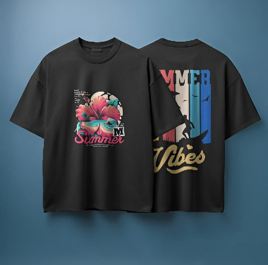 Summer Vibes Drop Shoulder T-Shirt